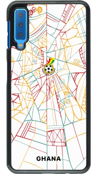 Samsung Galaxy A7 Case Hülle - Ghana 2026 personalisierbares Fussballtrikot