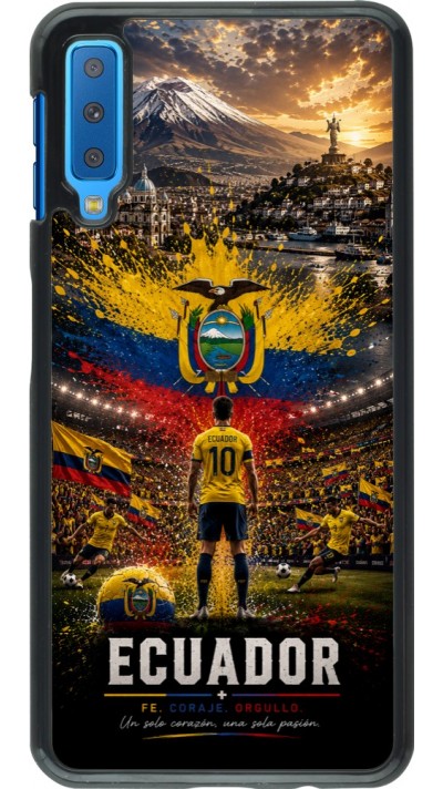 Samsung Galaxy A7 Case Hülle - Fussball Ecuador splash 2026