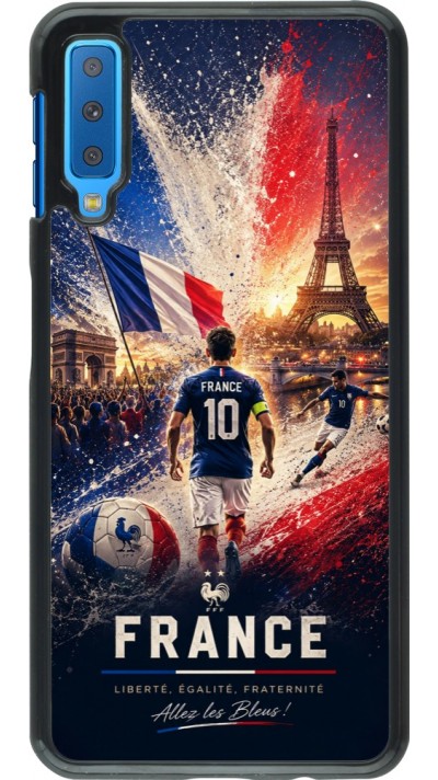 Samsung Galaxy A7 Case Hülle - Fussball Frankreich splash 2026