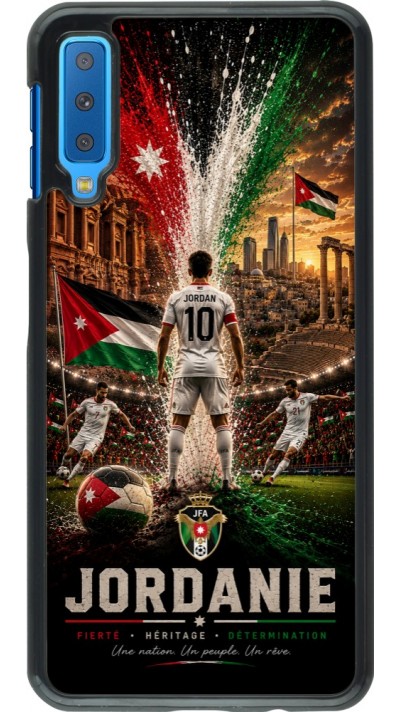 Samsung Galaxy A7 Case Hülle - Fussball Jordanien splash 2026