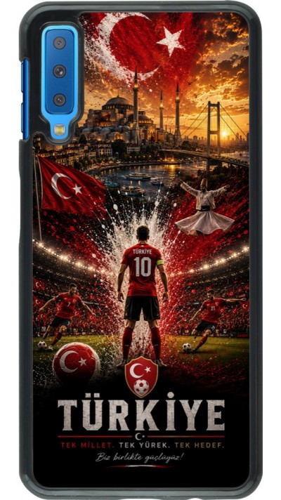 Samsung Galaxy A7 Case Hülle - Fussball Türkei splash 2026
