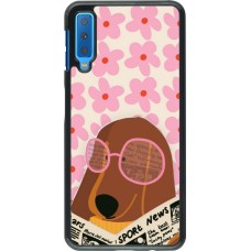 Coque Samsung Galaxy A7 - Dog with newspaper Spring 2026
