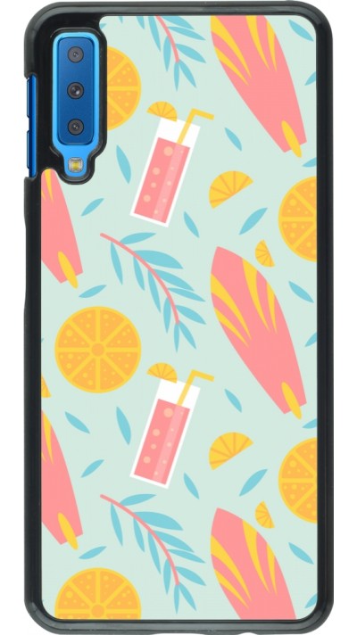 Samsung Galaxy A7 Case Hülle - Summer 2025 Pattern citron