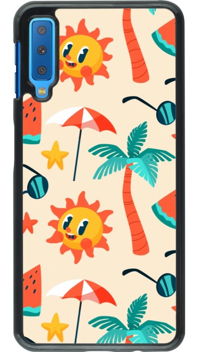 Samsung Galaxy A7 Case Hülle - Summer 2025 Pattern soleil