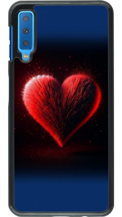 Coque Samsung Galaxy A7 - Valentine 2025 coeur rouge