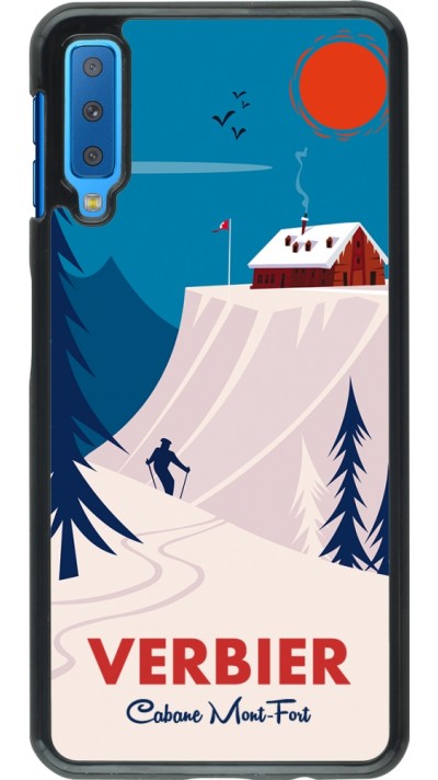 Coque Samsung Galaxy A7 - Verbier Cabane Mont-Fort