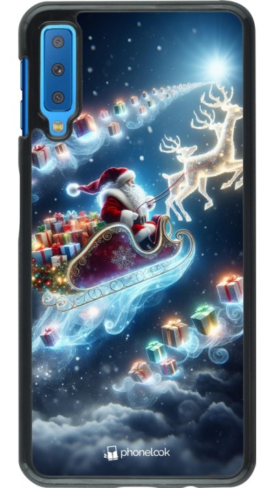 Samsung Galaxy A7 Case Hülle - Weihnachten 2023 Verzauberter Weihnachtsmann Samsung Galaxy A7 Case Hülle - Weihnachten 2023 Verzauberter Weihnachtsmann