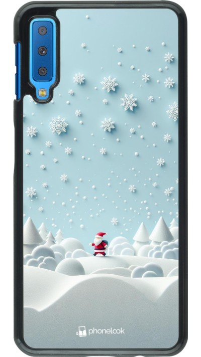 Samsung Galaxy A7 Case Hülle - Weihnachten 2023 Kleiner Vater Schneeflocke Samsung Galaxy A7 Case Hülle - Weihnachten 2023 Kleiner Vater Schneeflocke