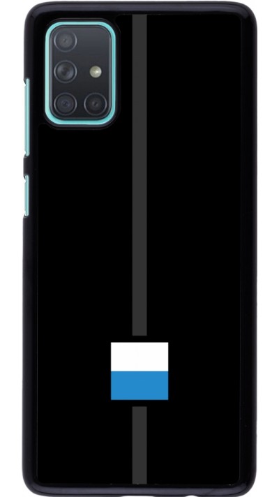 Coque Samsung Galaxy A71 - Canton LU noir