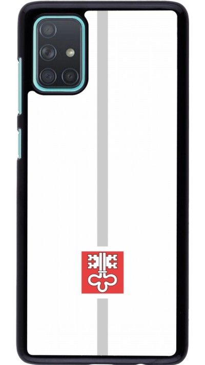 Coque Samsung Galaxy A71 - Canton NW blanc