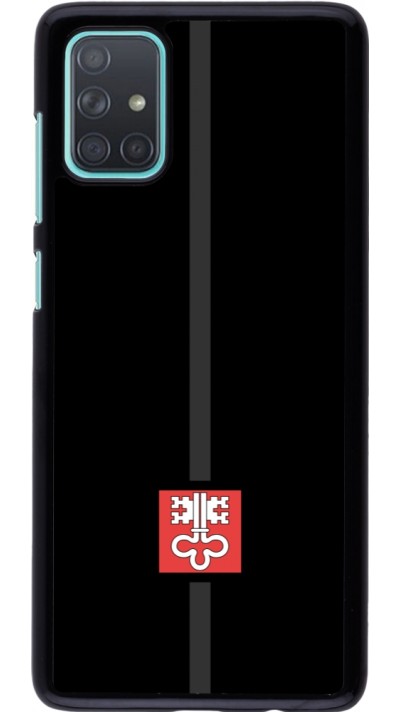 Coque Samsung Galaxy A71 - Canton NW noir