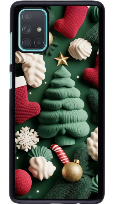 Samsung Galaxy A71 Case Hülle - Christmas 25 Christmas textiles