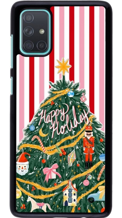 Samsung Galaxy A71 Case Hülle - Christmas 25 Happy Holiday