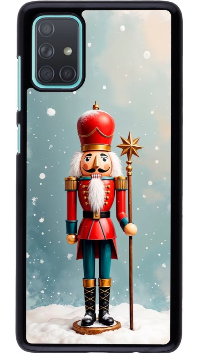 Samsung Galaxy A71 Case Hülle - Christmas 25 Nutcracker Snow