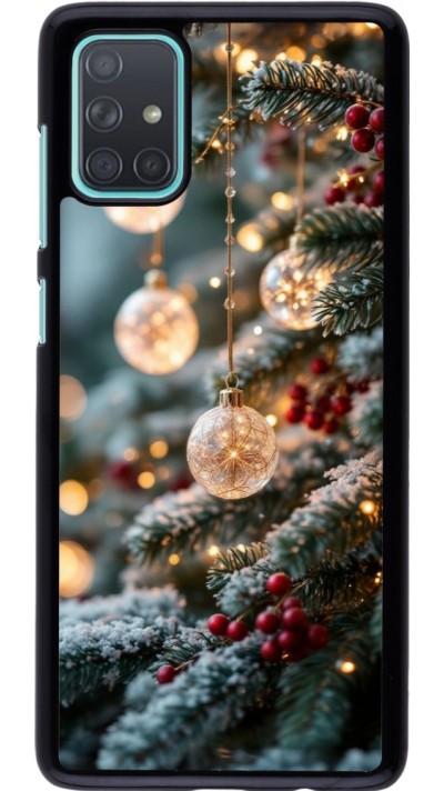 Samsung Galaxy A71 Case Hülle - Christmas 25 Xmas Decorated Tree