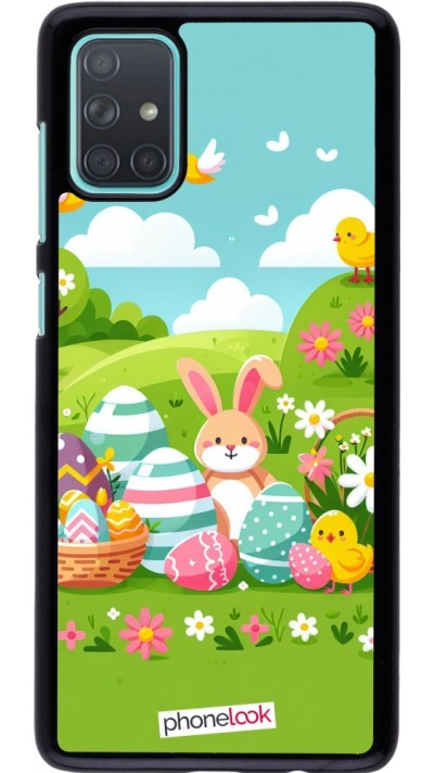 Coque Samsung Galaxy A71 - Easter 2025 Green