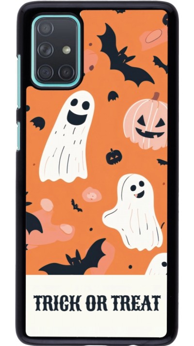 Samsung Galaxy A71 Case Hülle - Halloween 2025 Trick treat Samsung Galaxy A71 Case Hülle - Halloween 2025 Trick treat