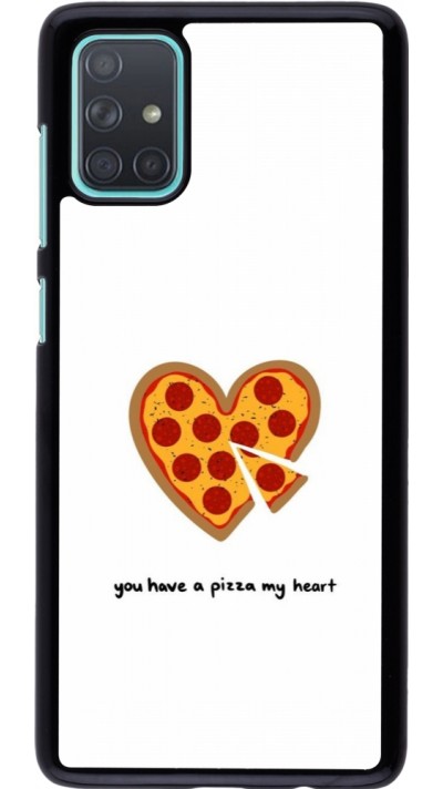 Coque Samsung Galaxy A71 - Saint Valentines Day 26 You have my pizza heart