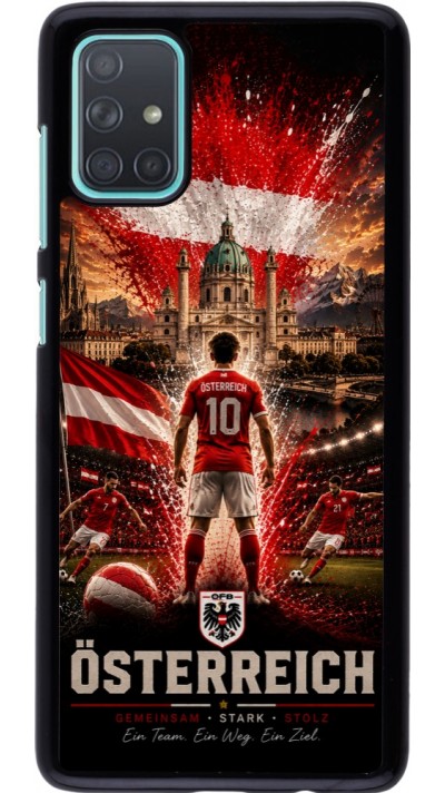Coque Samsung Galaxy A71 - Football Autriche splash 2026