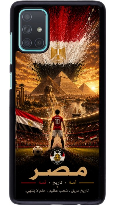 Coque Samsung Galaxy A71 - Football Égypte splash 2026