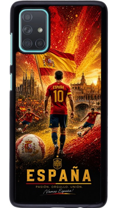 Coque Samsung Galaxy A71 - Football Espagne splash 2026