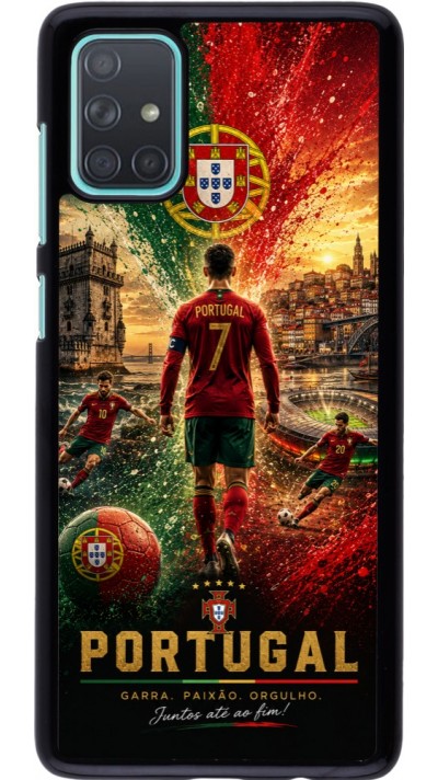 Coque Samsung Galaxy A71 - Football Portugal splash 2026