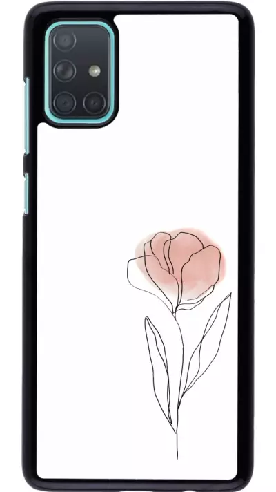 Coque Samsung Galaxy A71 - Spring 23 minimalist flower