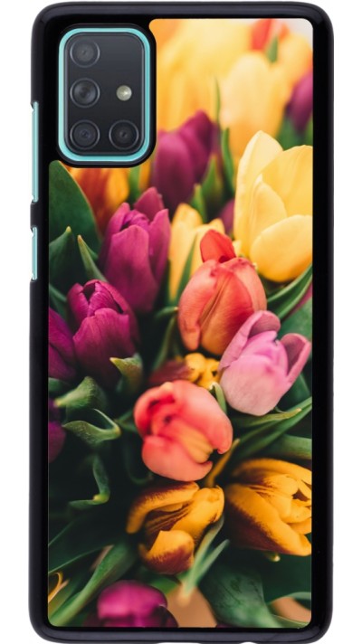 Samsung Galaxy A71 Case Hülle - Bouquet of tulips Spring 2026