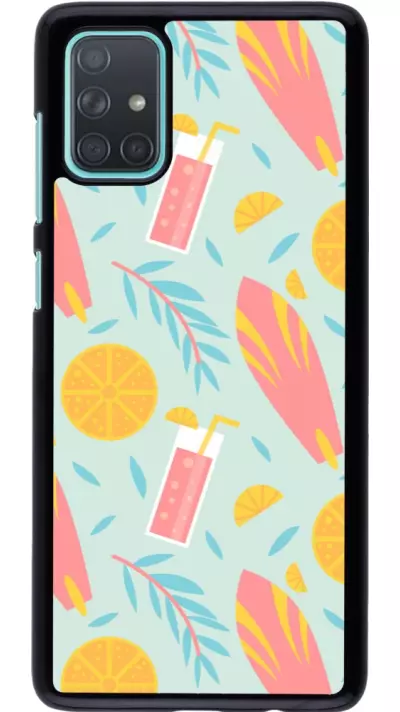 Coque Samsung Galaxy A71 - Summer 2025 Pattern citron