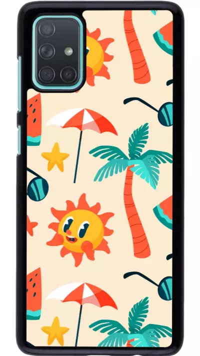 Coque Samsung Galaxy A71 - Summer 2025 Pattern soleil