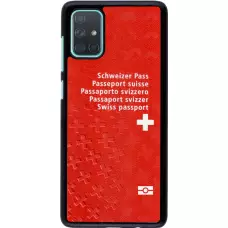 Coque Samsung Galaxy A71 - Swiss Passport