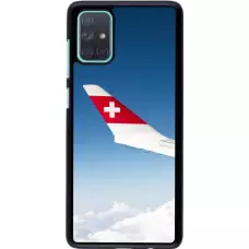 Coque Samsung Galaxy A71 - Fête Nationale Suisse Sky Swiss Flag