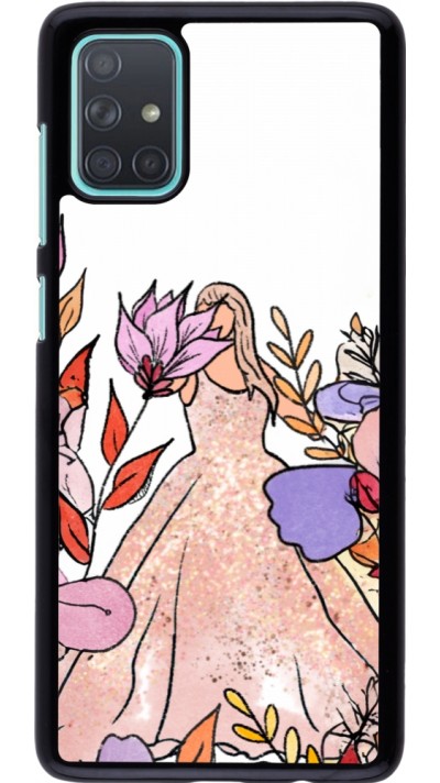 Coque Samsung Galaxy A71 - Taylor Swift Sketch - White