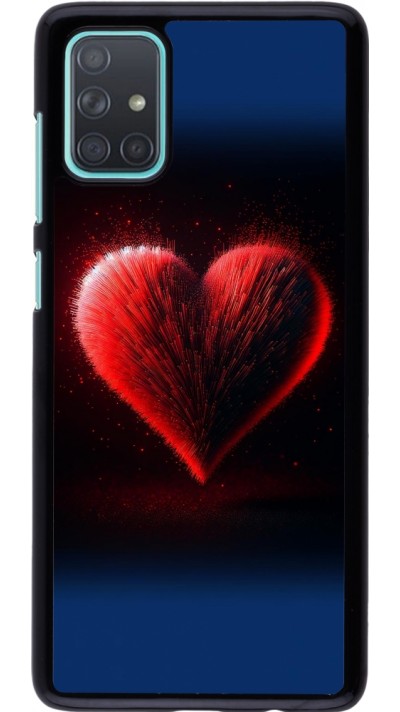 Coque Samsung Galaxy A71 - Valentine 2025 coeur rouge