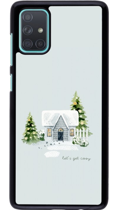Samsung Galaxy A71 Case Hülle - Winter 25 Cosy House