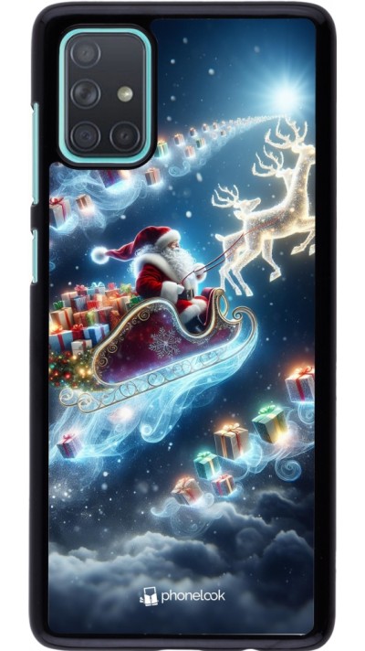 Samsung Galaxy A71 Case Hülle - Weihnachten 2023 Verzauberter Weihnachtsmann Samsung Galaxy A71 Case Hülle - Weihnachten 2023 Verzauberter Weihnachtsmann