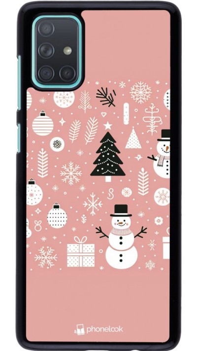 Samsung Galaxy A71 Case Hülle - Weihnachten 2024 Rose Schneemann Weihnachten Samsung Galaxy A71 Case Hülle - Weihnachten 2024 Rose Schneemann Weihnachten