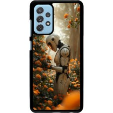 Samsung Galaxy A72 Case Hülle - Astronaut flowers 2025