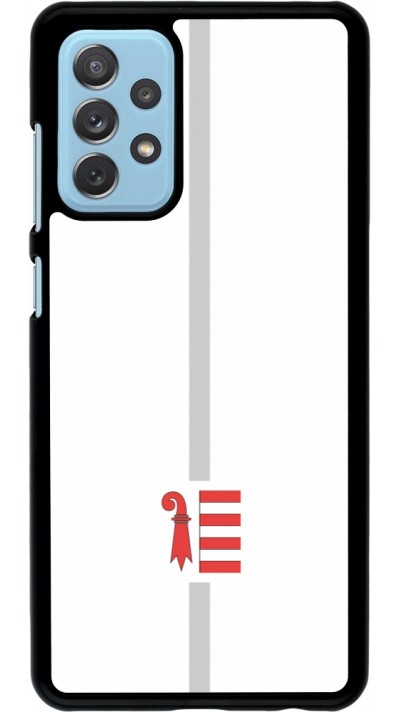 Coque Samsung Galaxy A72 - Canton JU blanc