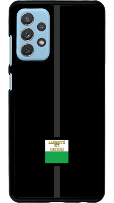 Coque Samsung Galaxy A72 - Canton VD noir