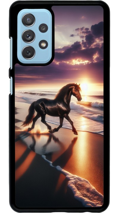 Coque Samsung Galaxy A72 - Cheval majestueux plage