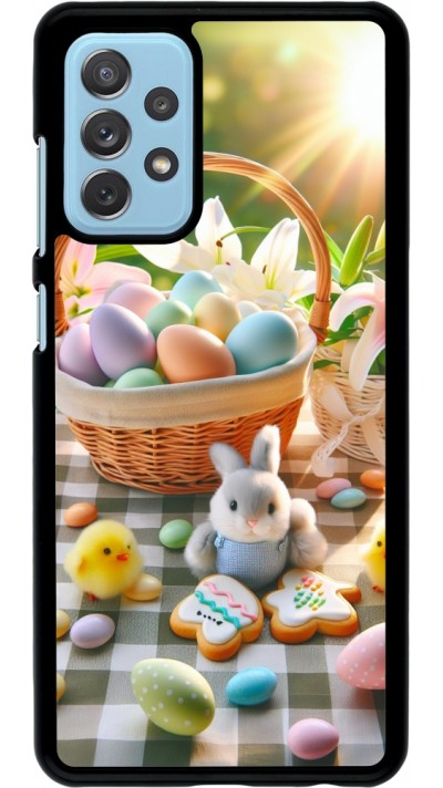 Coque Samsung Galaxy A72 - Easter 2025 Panier Pâques