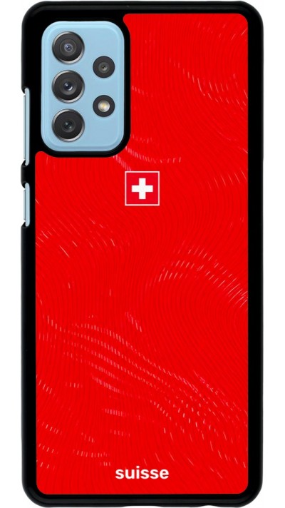 Samsung Galaxy A72 Case Hülle - Schweiz 2026 personalisierbares Fussballtrikot