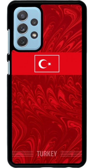 Samsung Galaxy A72 Case Hülle - Türkei 2026 personalisierbares Fussballtrikot
