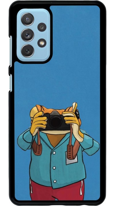 Samsung Galaxy A72 Case Hülle - Frog with camera DTMF