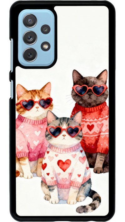 Coque Samsung Galaxy A72 - Saint Valentines Day 26 Cat Love