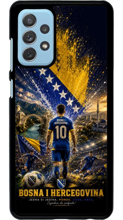 Samsung Galaxy A72 Case Hülle - Fussball Bosnien und Herzegowina splash 2026