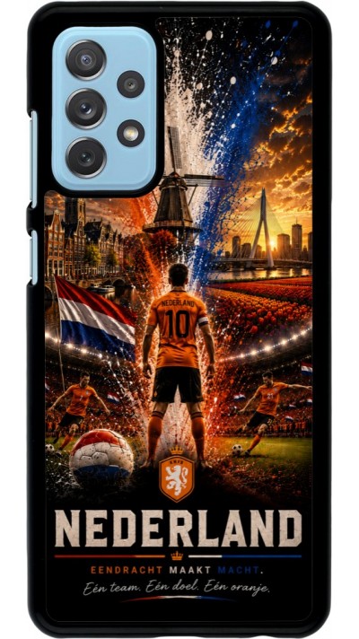 Samsung Galaxy A72 Case Hülle - Fussball Niederlande splash 2026