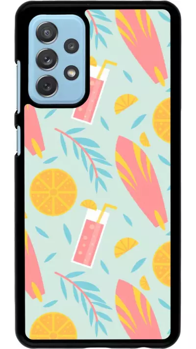 Coque Samsung Galaxy A72 - Summer 2025 Pattern citron