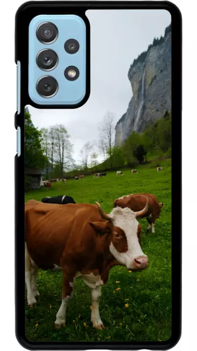 Coque Samsung Galaxy A72 - Fête Nationale Suisse Vaches